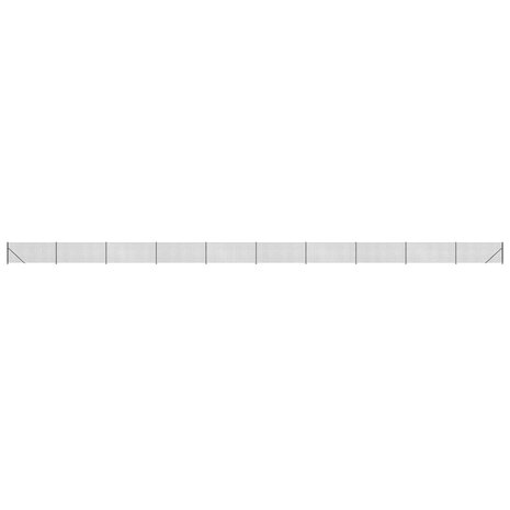 Gaashek met flens 0,8x25 m antracietkleurig 8720845772062 2