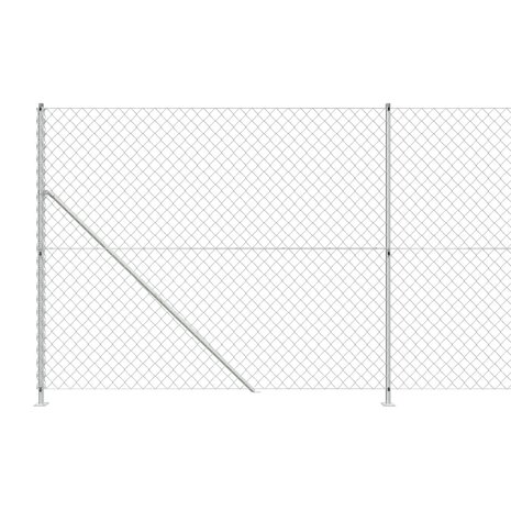 Gaashek met flens 1,4x10 m zilverkleurig 8720845772499 4