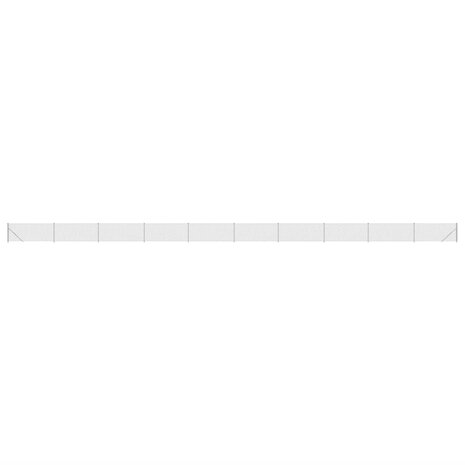 Gaashek met flens 0,8x25 m zilverkleurig 8720845772543 2