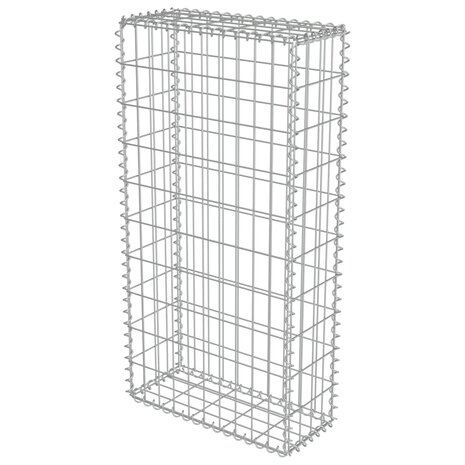 Schanskorfmuur met deksels 50x20x100 cm gegalvaniseerd staal 8719883592114 3