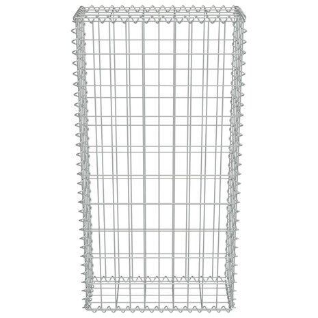 Schanskorfmuur met deksels 50x20x100 cm gegalvaniseerd staal 8719883592114 4