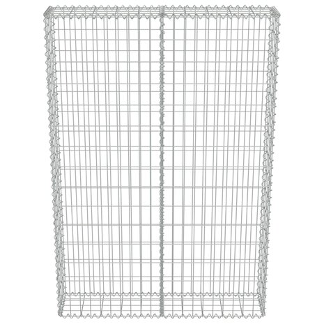 Schanskorfmuur met deksels 100x20x150 cm gegalvaniseerd staal 8719883592145 4