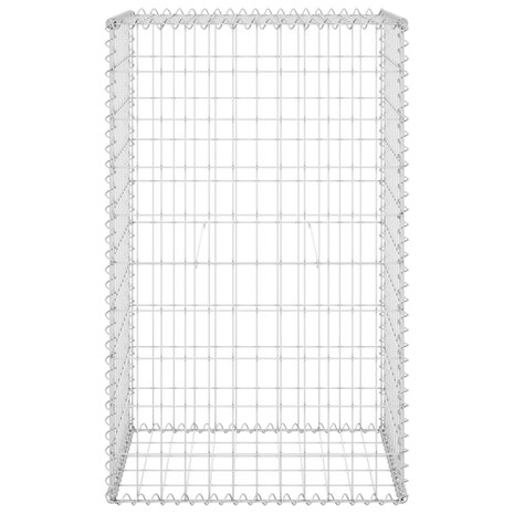 Schanskorfmuur met deksels 60x50x150 cm gegalvaniseerd staal 8720286110102 3