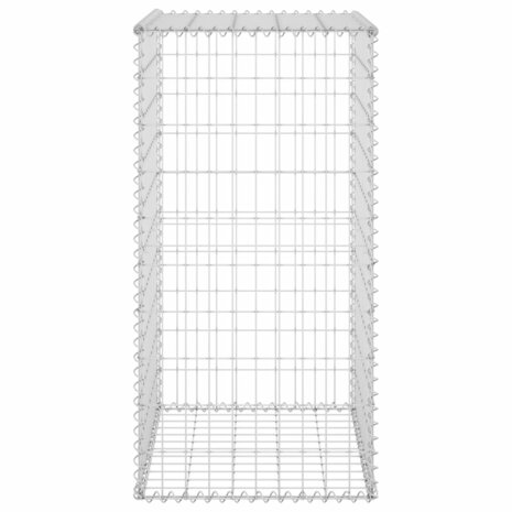 Schanskorfmuur met deksels 60x50x150 cm gegalvaniseerd staal 8720286110102 4