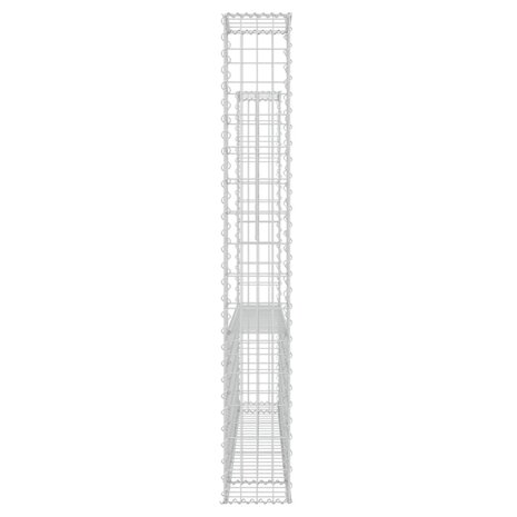 Schanskorf U-vormig met 2 palen 140x20x150 cm ijzer 8720286764053 4