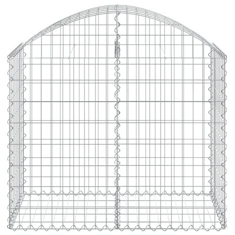 Schanskorf gewelfd 100x50x80/100 cm gegalvaniseerd ijzer 8720845650971 3