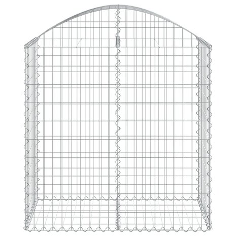 Schanskorf gewelfd 100x50x100/120 cm gegalvaniseerd ijzer 8720845650988 3