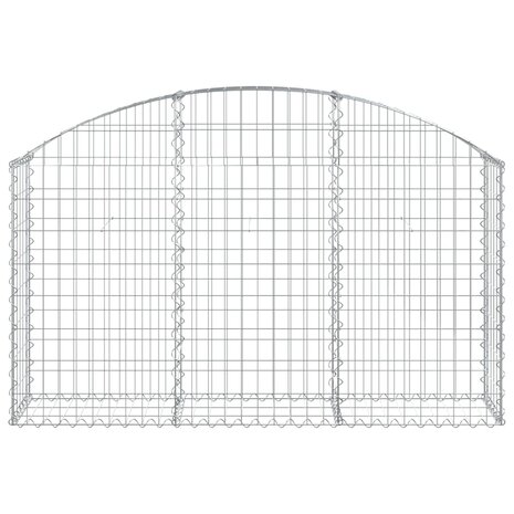 Schanskorf gewelfd 150x30x80/100 cm gegalvaniseerd ijzer 8720845651077 3