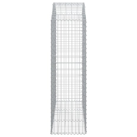 Schanskorf gewelfd 150x50x160/180 cm gegalvaniseerd ijzer 8720845651213 4