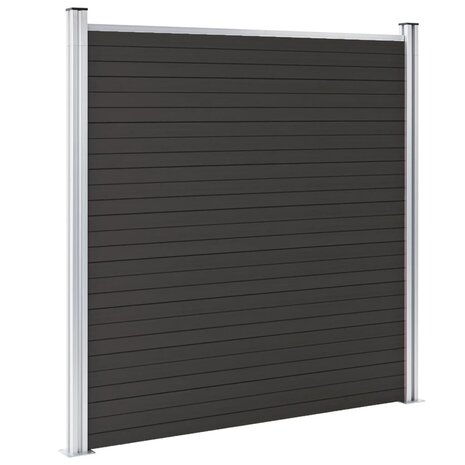 Schuttingpaneel 180x186 cm HKC zwart 8720286194683 3