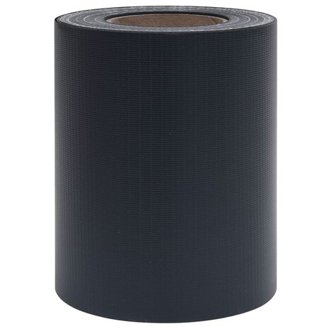 Tuinscherm 35x0,19 m PVC mat donkergrijs 8720286089200 4