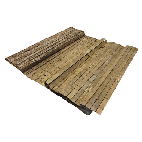 Nature Tuinscherm 1x3 m 5 cm dik natuurlijke pijnboomschors 8711338501641 2