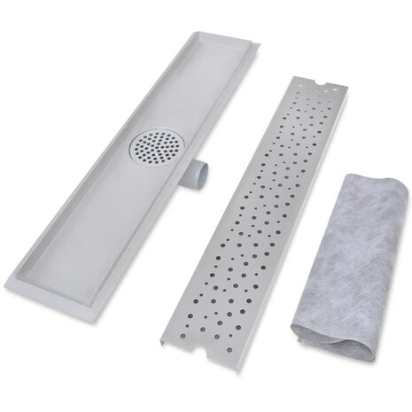 Doucheafvoer rechthoekig bubbel 630x140 mm roestvrij staal 8718475979111 3
