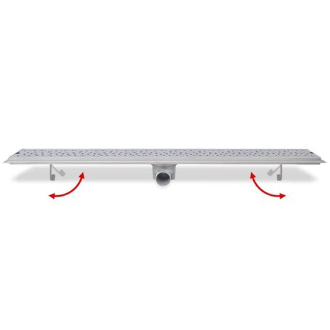 Doucheafvoer rechthoekig bubbel 1030x140 mm roestvrij staal 8718475979159 6