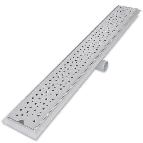 Doucheafvoer 2 st rechthoekig bubbel 930x140 mm roestvrij staal 8718475797487 7