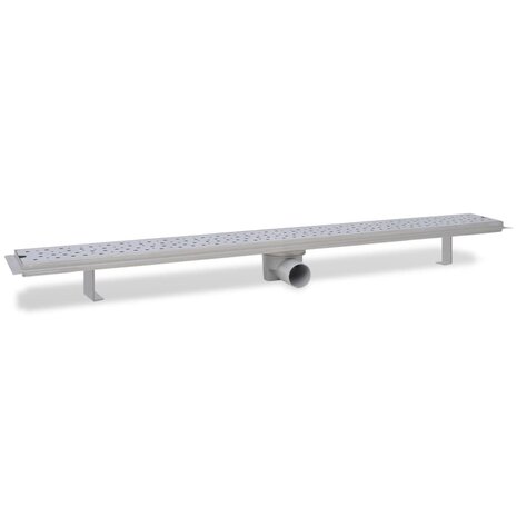 Doucheafvoer 2 st rechthoekig bubbel 1030x140mm roestvrij staal 8718475797494 6