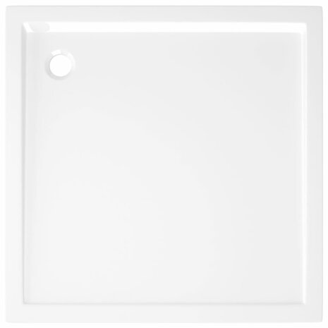Douchebak vierkant 80x80 cm ABS wit 8720286206096 5