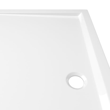 Douchebak rechthoekig 80x90 cm ABS wit 8720286206102 6
