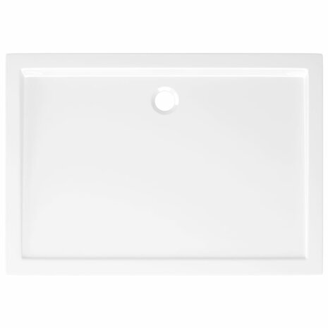 Douchebak rechthoekig 80x110 cm ABS wit 8720286206119 5