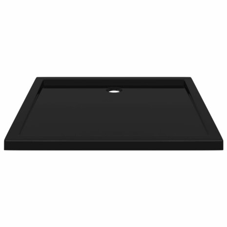 Douchebak rechthoekig 80x90 cm ABS zwart 8720286206195 3