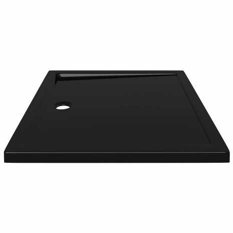 Douchebak rechthoekig 80x90 cm ABS zwart 8720286206195 4