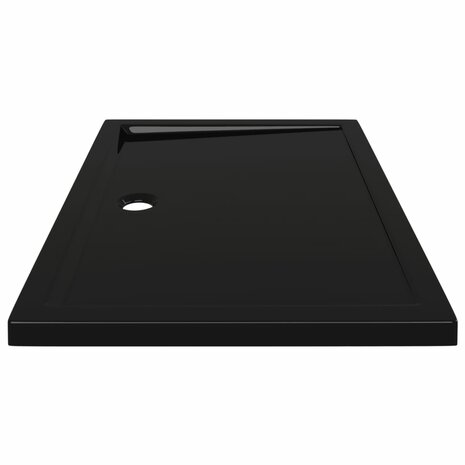 Douchebak rechthoekig 80x110 cm ABS zwart 8720286206201 4