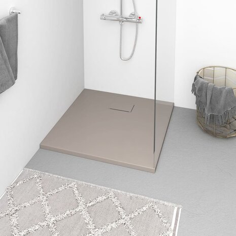 Douchebak 90x90 cm SMC bruin 8720286191385 1