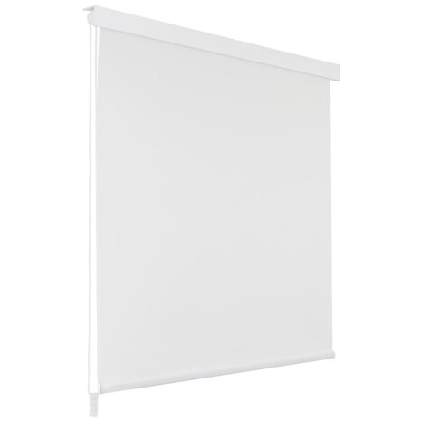 Rolgordijn voor douche 120x240 cm wit 8718475596677 1