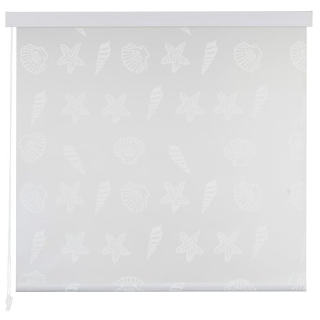 Rolgordijn voor douche 80x240 cm zeester 8718475596837 2