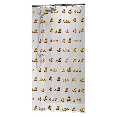 Sealskin Douchegordijn Duckling 180x200 cm geel 8711131777717 2