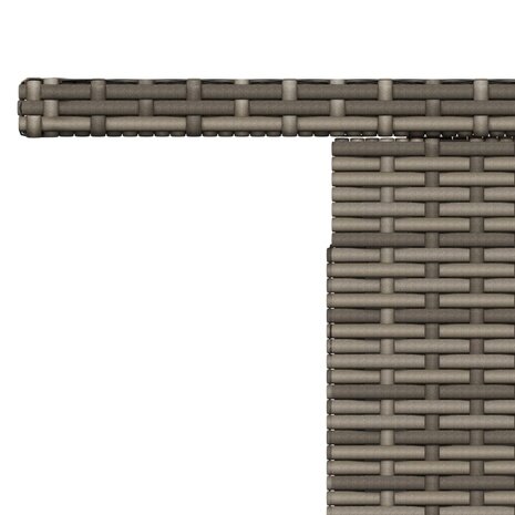 Tuintafel 100x55x73 cm poly rattan en acaciahout grijs 8721012335127 9