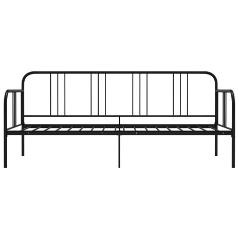 Slaapbankframe metaal zwart 90x200 cm 8720286162484 3