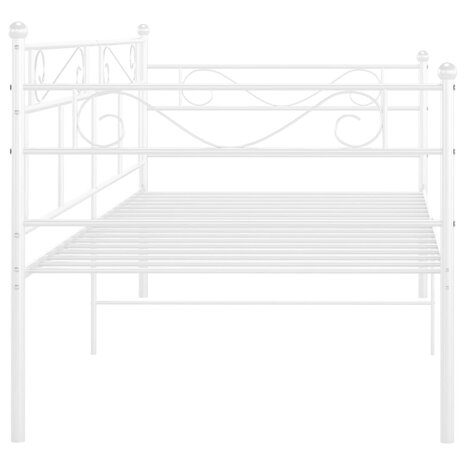 Slaapbankframe metaal wit 90x200 cm 8720286195642 6