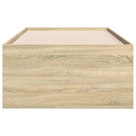 Slaapbank met lades 90x190 cm bewerkt hout sonoma eikenkleurig 8721102625367 5