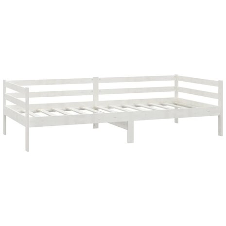 Slaapbank massief grenenhout wit 90x200 cm 8720286641279 5