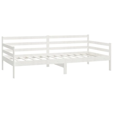 Slaapbank massief grenenhout wit 90x200 cm 8720286641323 5