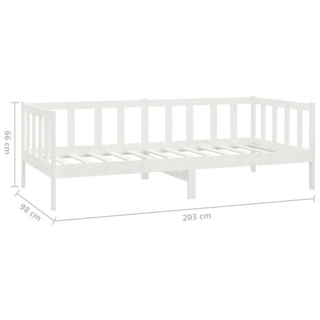 Bedbank massief grenenhout wit 90x200 cm 8720286641378 8