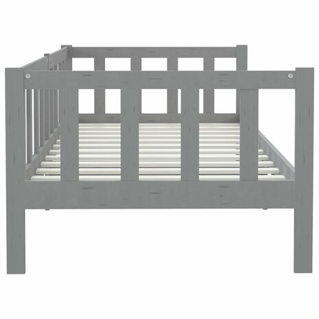 Bedbank massief grenenhout grijs 90x200 cm 8720286641385 7