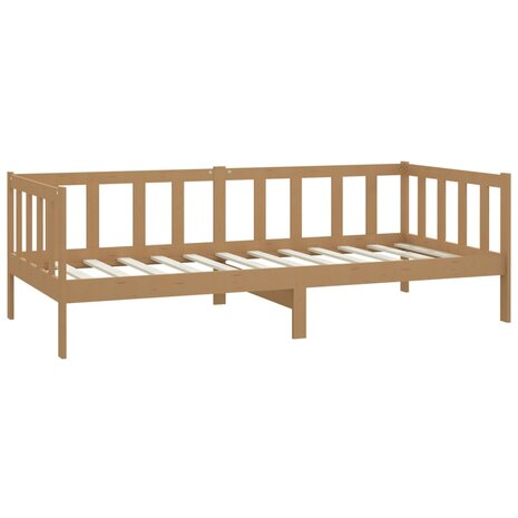 Bedbank massief grenenhout honingbruin 90x200 cm 8720286641392 5