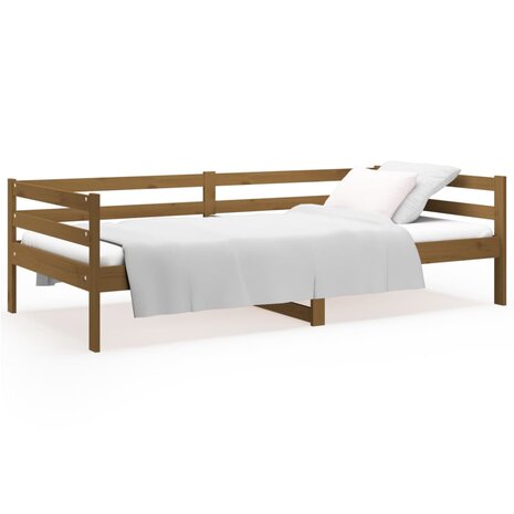 Slaapbank 90x190 cm massief grenenhout honingbruin 8720287133377 2