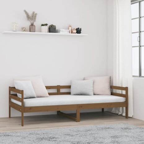 Slaapbank 90x190 cm massief grenenhout honingbruin 8720287133377 4