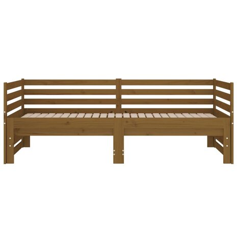 Slaapbank uitschuifbaar grenenhout honingbruin 2x(90x190) cm 8720287133728 9