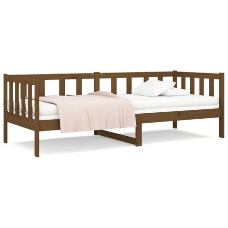 Slaapbank 80x200 cm massief grenenhout honingbruin 8720287133872 2