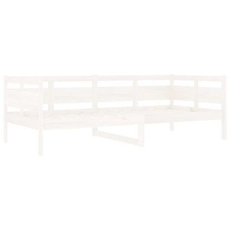 Slaapbank massief grenenhout wit 90x200 cm 8720287072768 4