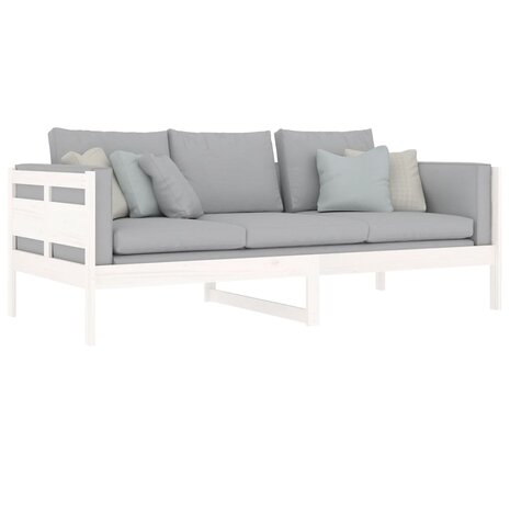 Slaapbank massief grenenhout wit 90x200 cm 8720287072768 8