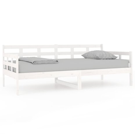 Slaapbank massief grenenhout wit 90x190 cm 8720287073468 2