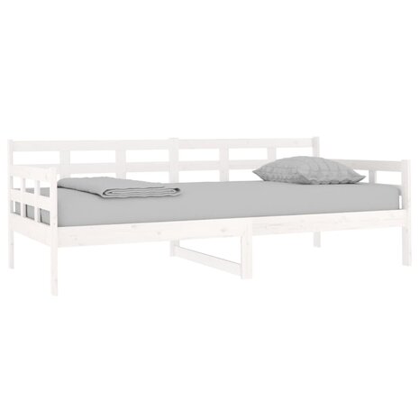 Slaapbank massief grenenhout wit 90x190 cm 8720287073468 3