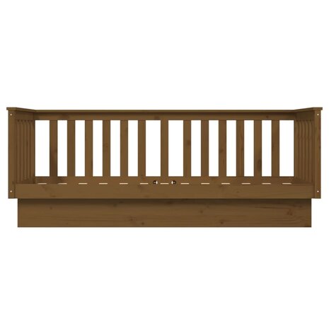 Slaapbank 75x190 cm massief grenenhout honingbruin 8720287214571 8