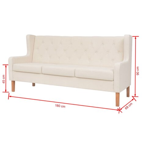 Bankstel 3+2 stof crèmewit 2-delig 8718475590033 12