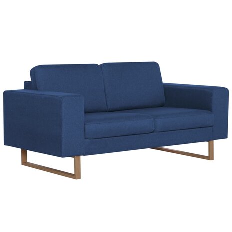 2-delig Bankstel stof blauw 8719883667072 6